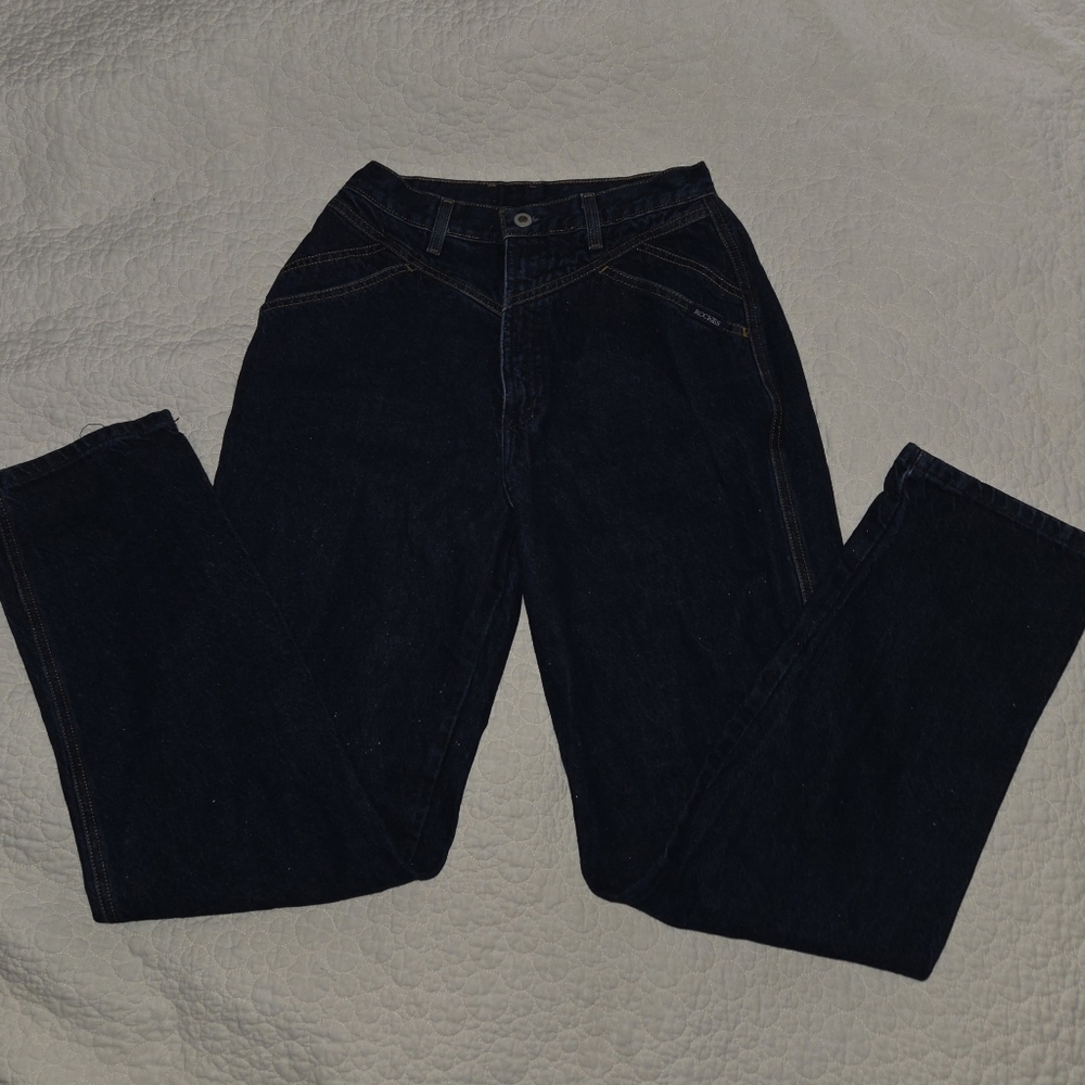 Rocky Mountain Women's Dark Blue Jeans Size 11/12